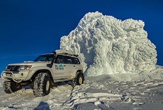 Super Jeep on Eyjafjallajokull